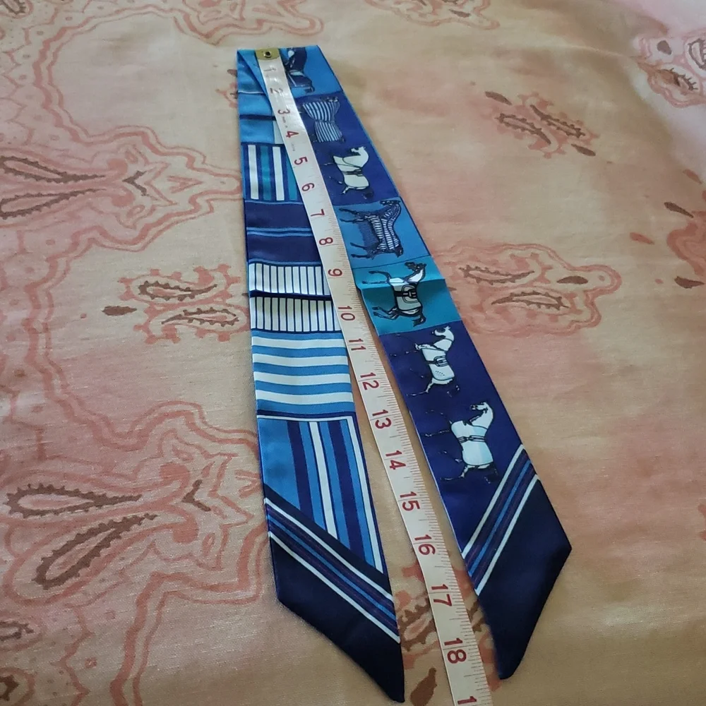 * Show Horse Skinny Scarf Horse Purse Scarf Horse Purse Ribbon aqha nrha Caballo - Picture 6 of 8